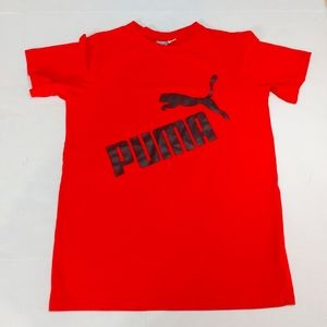 PUMA Youth  Red and Black T-Shirt Size XL 18/20